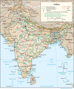 Geopolitik und geopolitcs in Indien. Quad oder China.